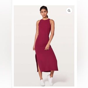 Lululemon Get Going Dress Ruby Wine NWT